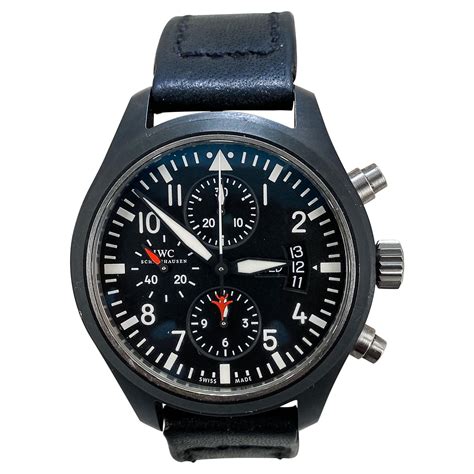 iwc stopwatch|iwc pilot's watch top gun.